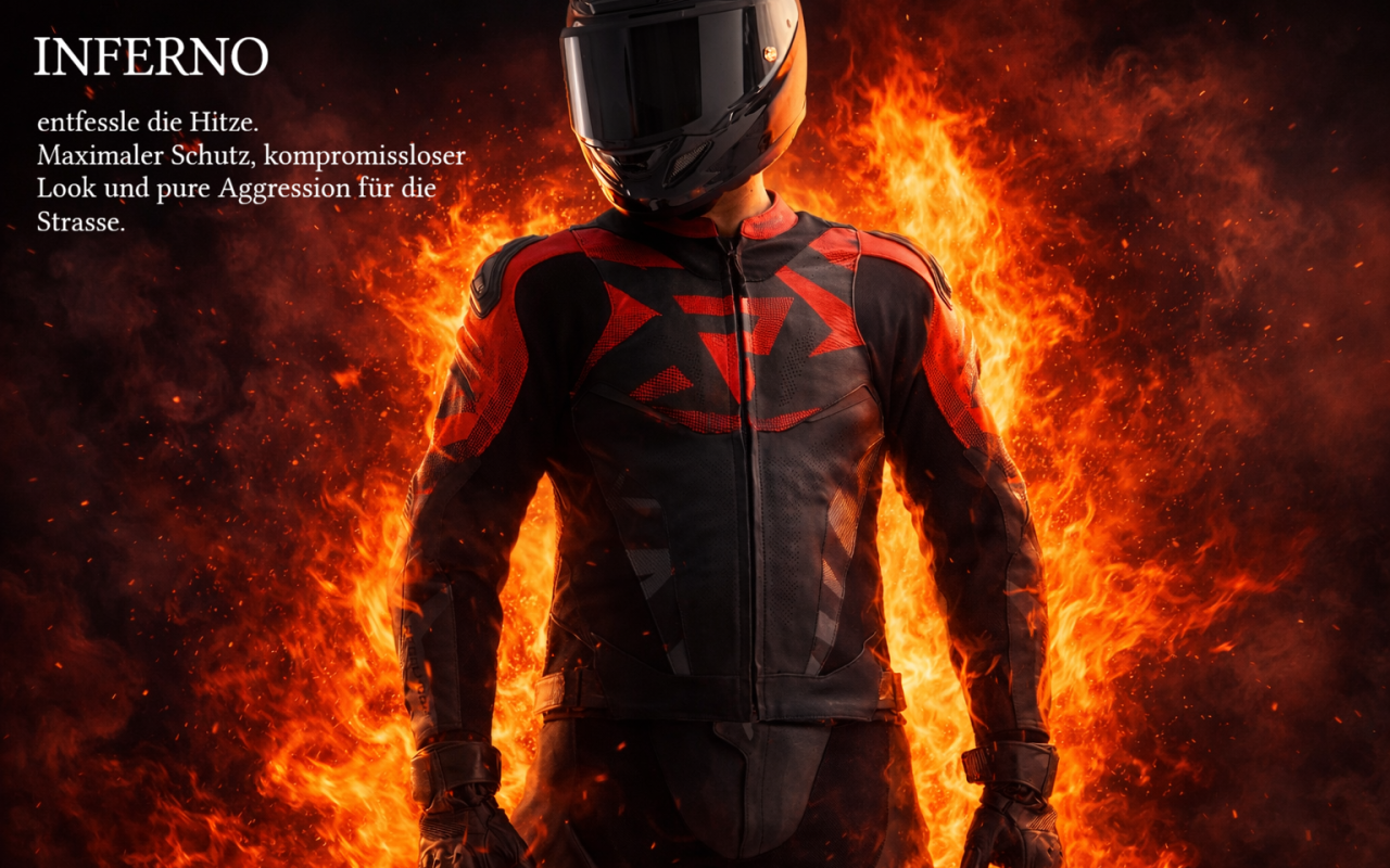 Rebelhorn nferno Leder Motrradkombi